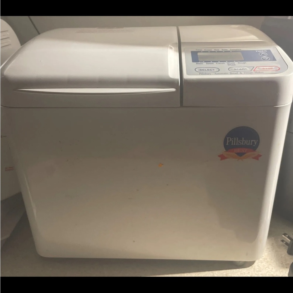 Vintage Pillsbury Model 1021 Automatic Bread and Dough Maker-READ-